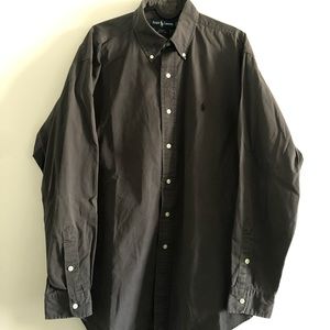 Charcoal Ralph Lauren Casual Button Down